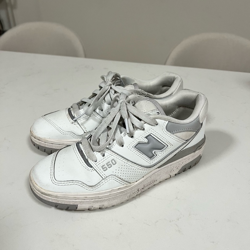 Gray New Balance 550 (Size 7 Women’s)